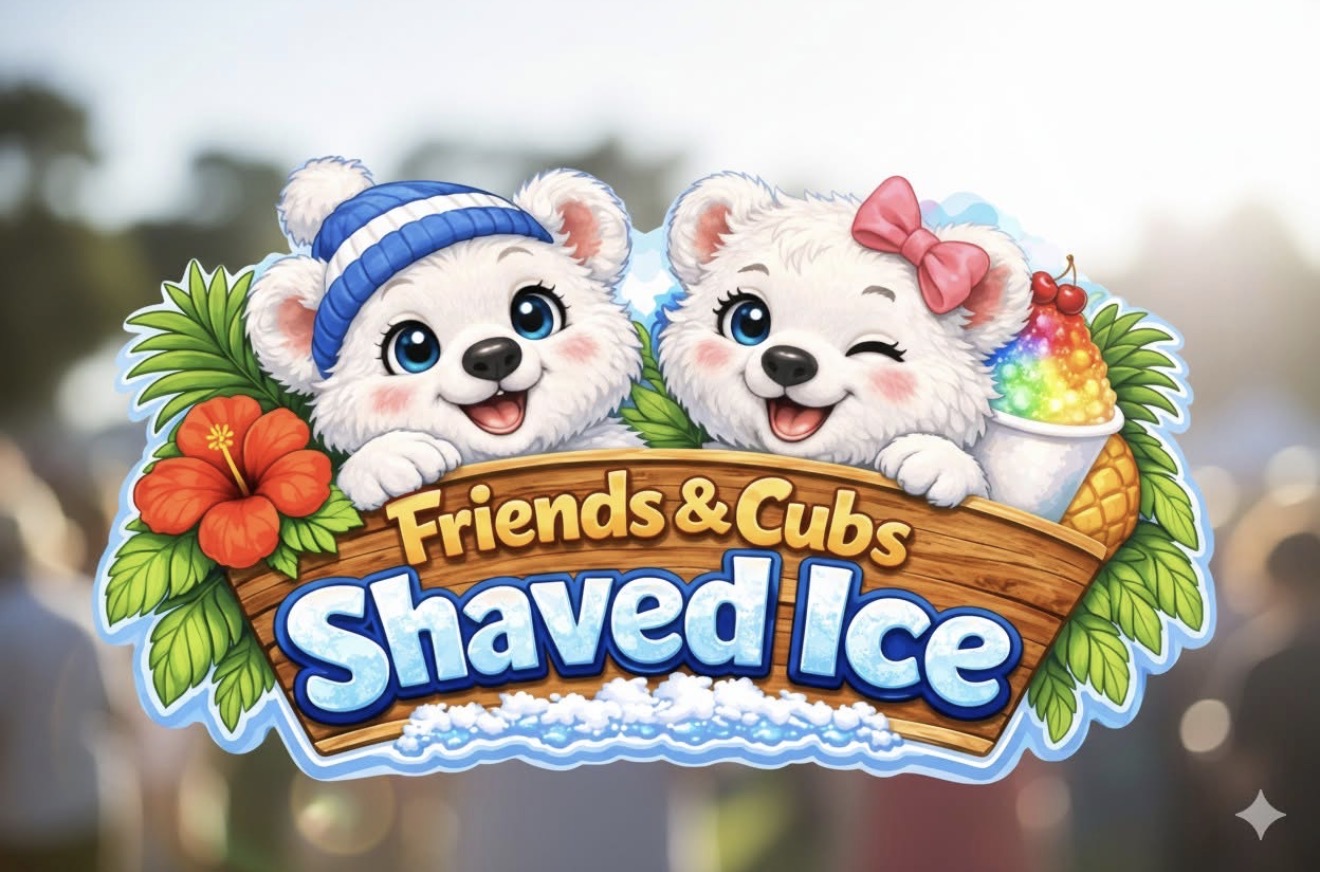 Friends & Cubs Shaved Ice logo